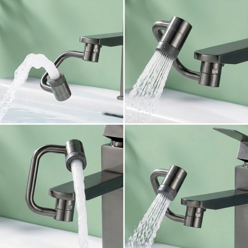 1440° All-Angle No Dead Zone Rotating Faucet Extender – ✨Dual Water Modes