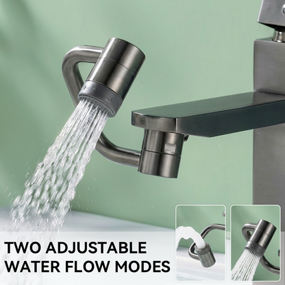1440° All-Angle No Dead Zone Rotating Faucet Extender – ✨Dual Water Modes